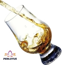 Perlotus Lotus 190 ml Aroma Viski Tadım Bardağı ve Granit Viski Taşı Premium Hediye Seti