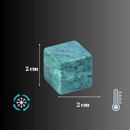 Perlotus Granit Eskitme 9'lu Viski Taşı Metal Kutulu, Doğal, Sulandırmadan Soğutur
