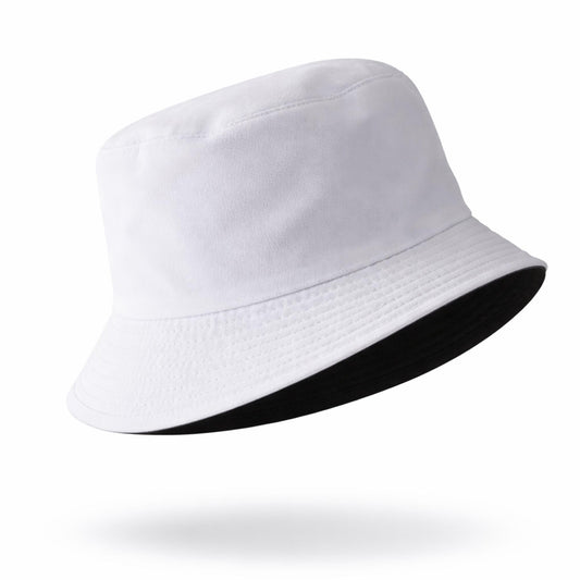 Perlotus Çift Taraflı Bucket Kova Balıkçı Şapka Unisex%100 Pamuklu Siyah İç Astarlı Dörtmevsim Mevsim Kullanım, Geniş Siperli Güneş Koruma