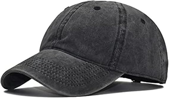 Perlotus Unisex Pamuklu Eskitme Şapka Ayarlanabilir Spor Şık Tasarım Organik Malzeme
