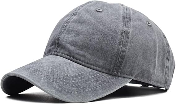 Perlotus Unisex Pamuklu Eskitme Şapka Ayarlanabilir Spor Şık Tasarım Organik Malzeme