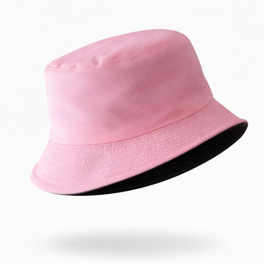 Perlotus Çift Taraflı Bucket Kova Balıkçı Şapka Unisex%100 Pamuklu Siyah İç Astarlı Dörtmevsim Mevsim Kullanım, Geniş Siperli Güneş Koruma