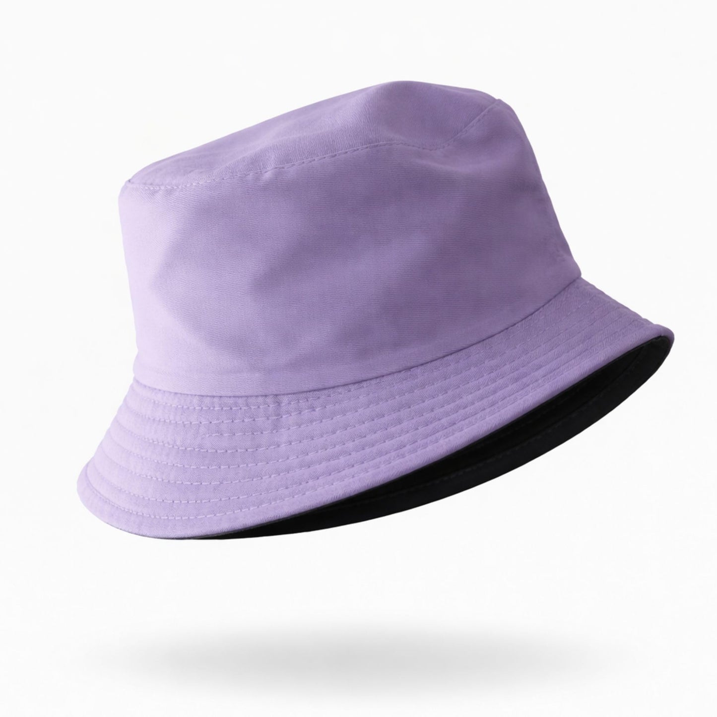 Perlotus Çift Taraflı Bucket Kova Balıkçı Şapka Unisex%100 Pamuklu Siyah İç Astarlı Dörtmevsim Mevsim Kullanım, Geniş Siperli Güneş Koruma