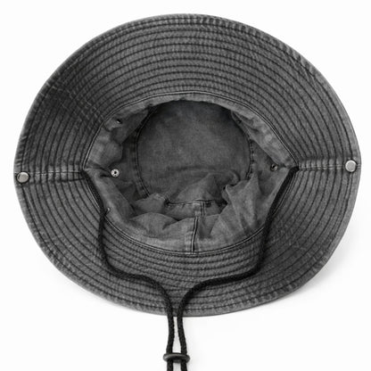 Perlotus Outdoor Safari Şapka – Erkek Kadın Pamuklu Boonie Şapka, Geniş Siperli, Nefes Alan, Ayarlanabilir İpli (Kamp, Balıkçılık, Yürüyüş, Seyahat)