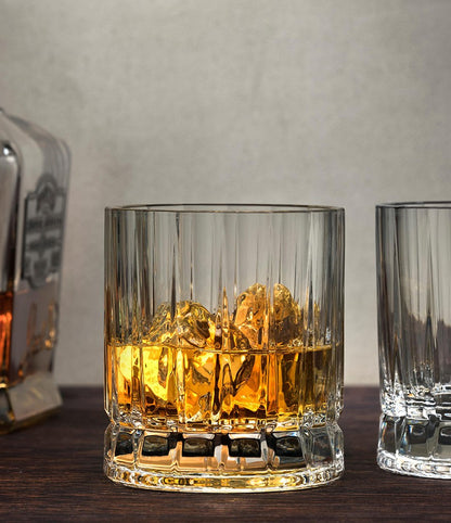 Wayne Kadeh Bardaklı Premium Viski Taşı Seti – Gold Maşa & Kese
