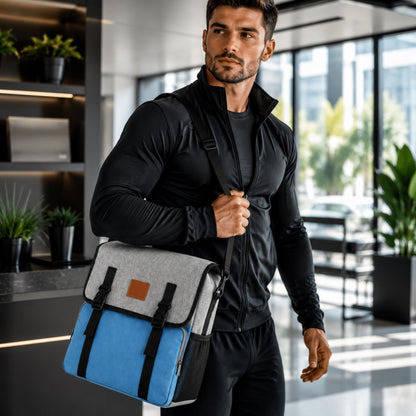 Perlotus 16 Litre Termal Yemek Taşıma Çantası Fit Beslenme Ofis İzolasyonlu Çanta ( Siyah Buz Aküsü Hediyeli)